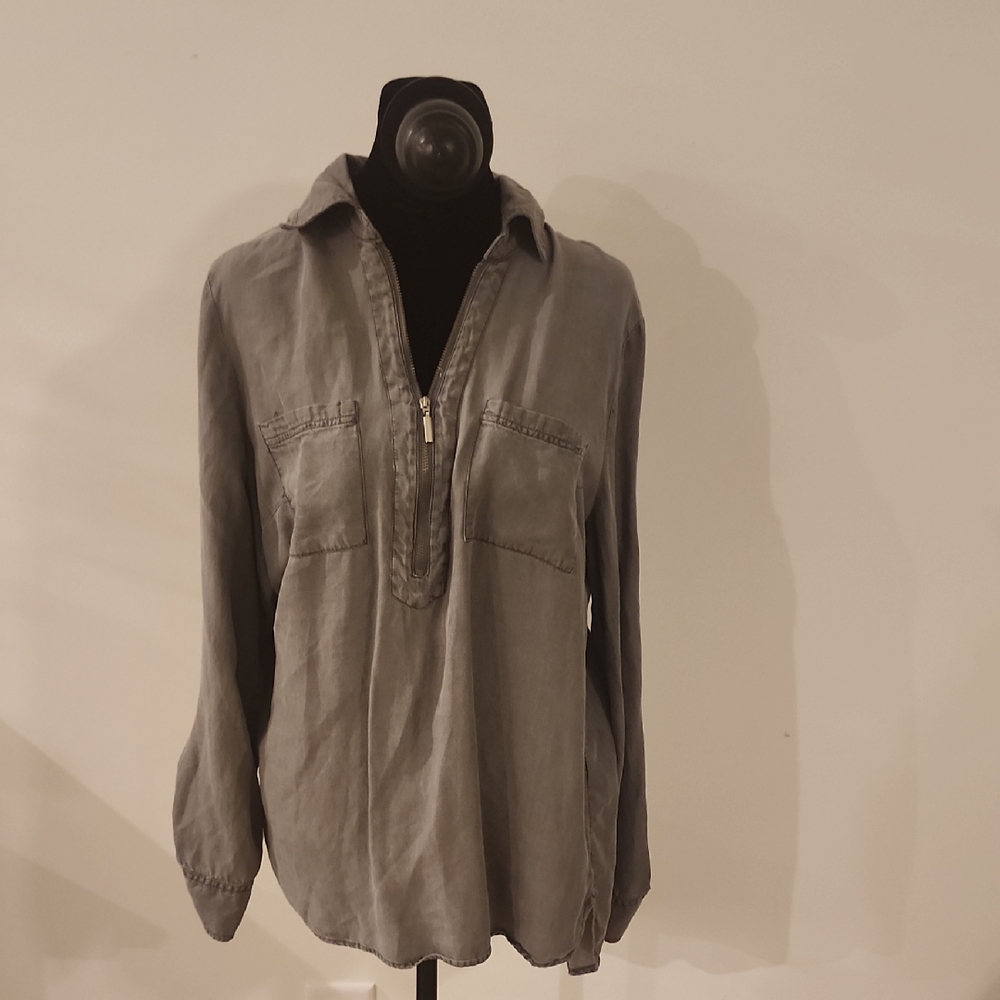 Gray Long Sleeve Shirt